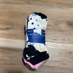Caribbean Joe Women’s low cut socks 10 pack